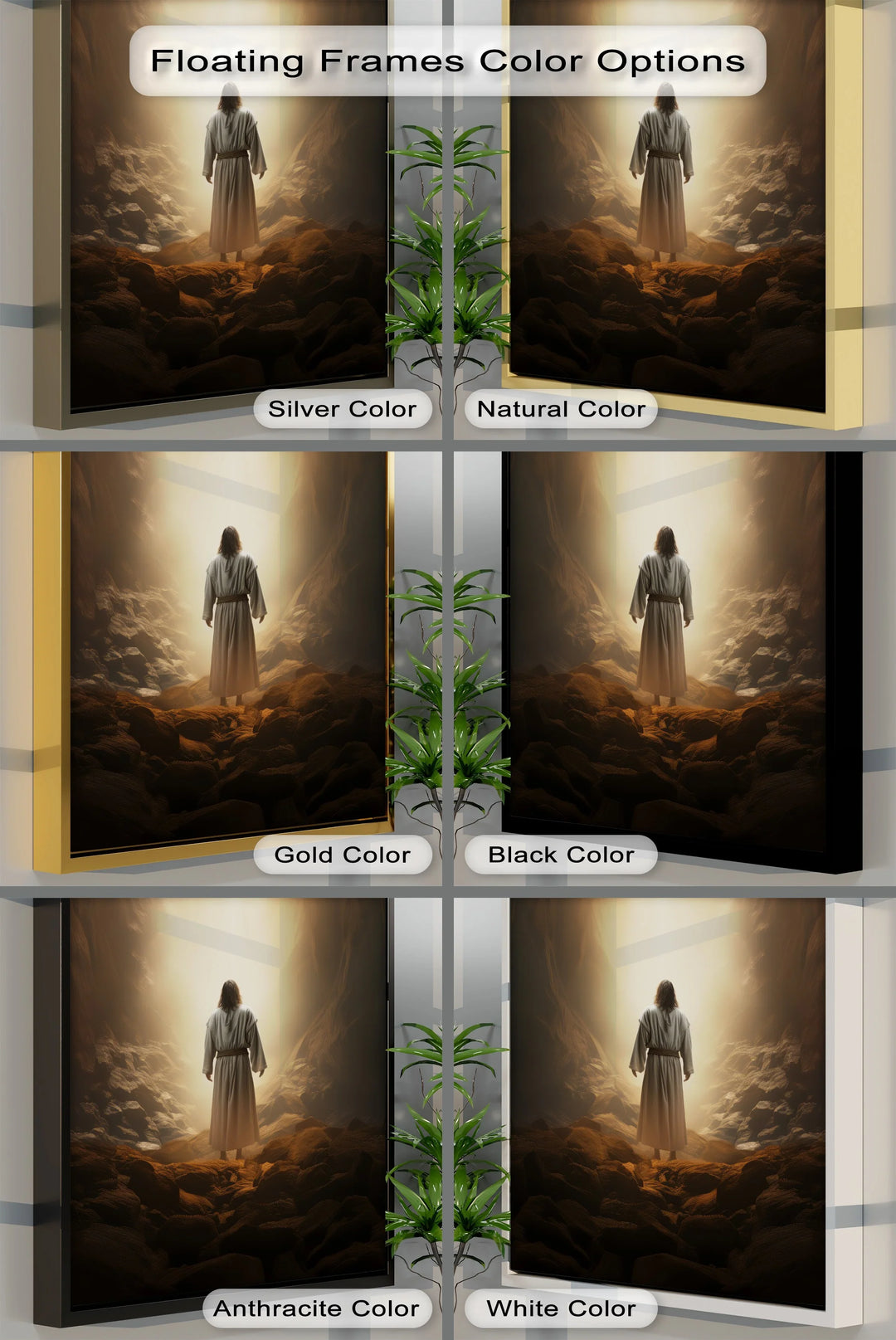 Divine Light – Jesus in the Cave Canvas Prints - MyPhotoStation