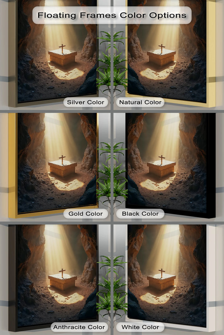 Resurrection Light – Cross in Empty Tomb Canvas Prints - MyPhotoStation