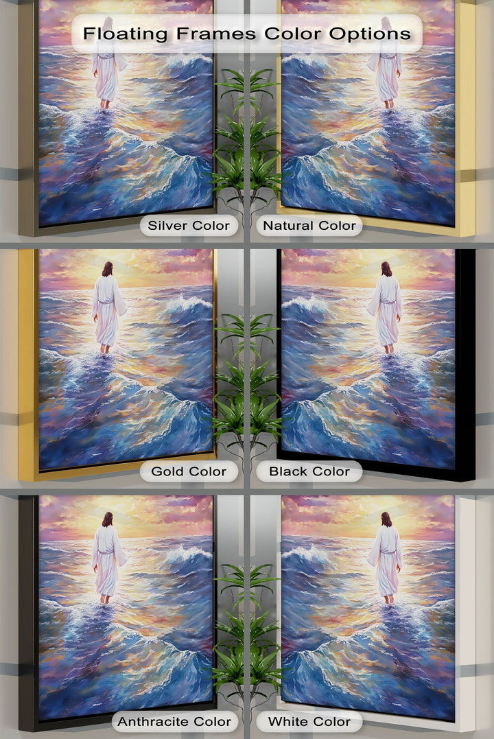 Divine Steps – Jesus Walking on Water Canvas Prints - MyPhotoStation