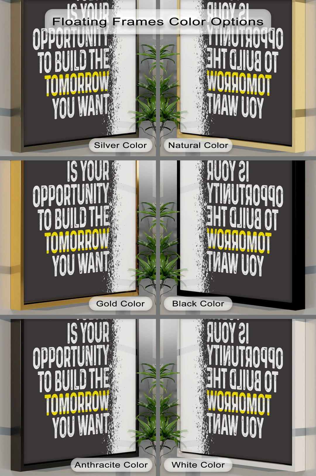 Today Is Your Opportunity – Inspirational Canvas Print