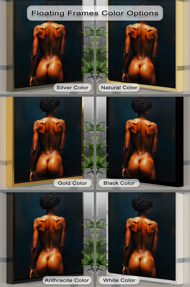 Curly Nude Women – Erotic Canvas Print | Large Framed Wall Art