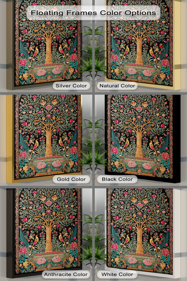 Eternal Blossom – Persian Tree of Life Canvas Print