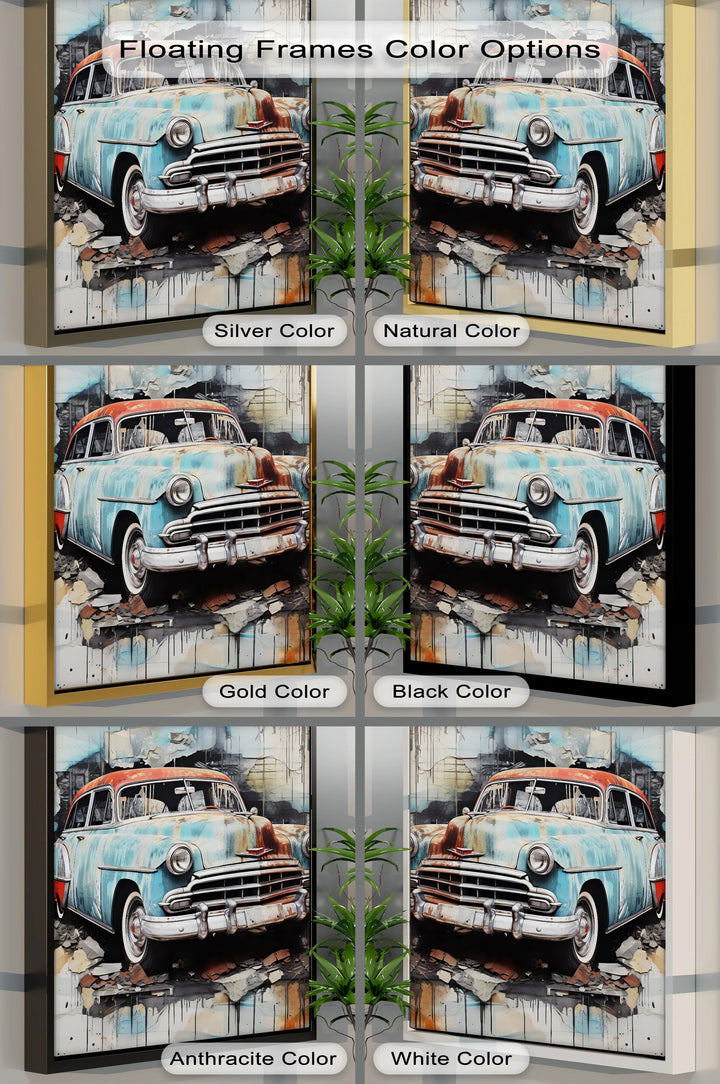 Urban Decay Dreamscape – Car Canvas Print