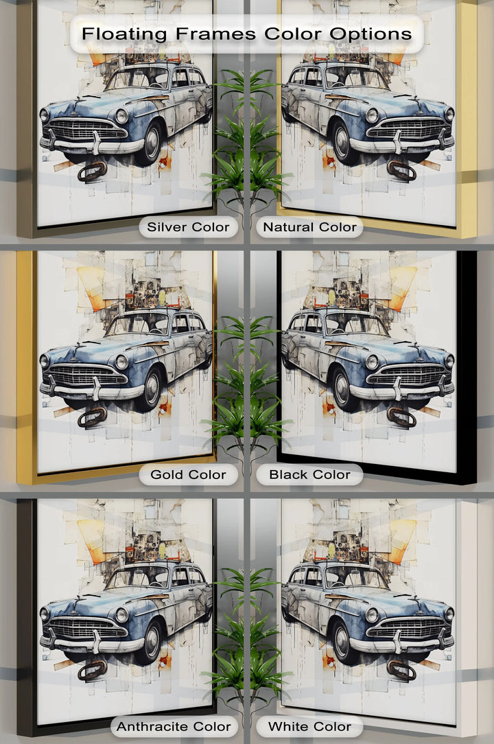 Urban Mechanic Memory – Car Canvas Print - MyPhotoStation