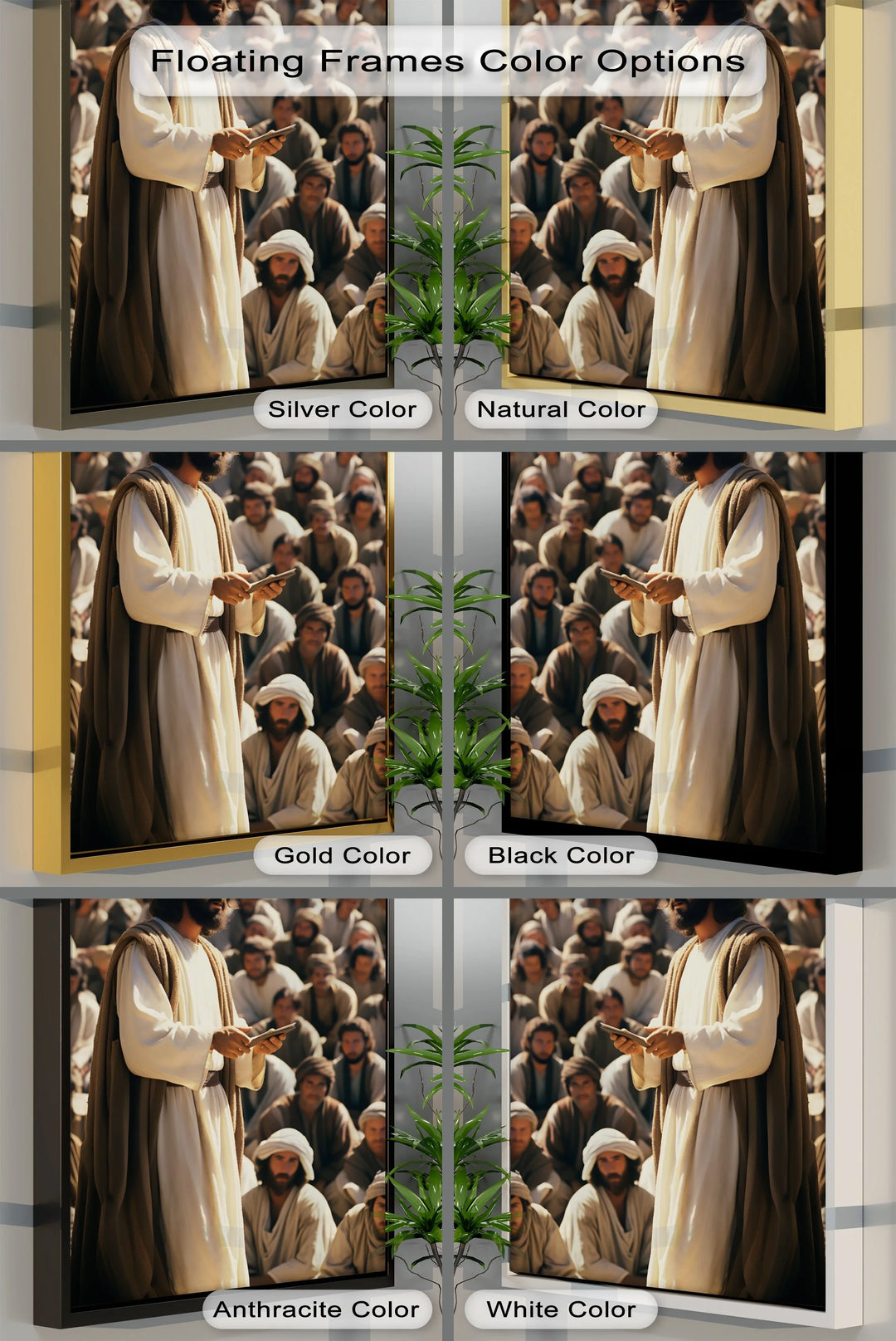 The Teacher’s Voice – Jesus Preaching to the Multitude Canvas Prints - MyPhotoStation