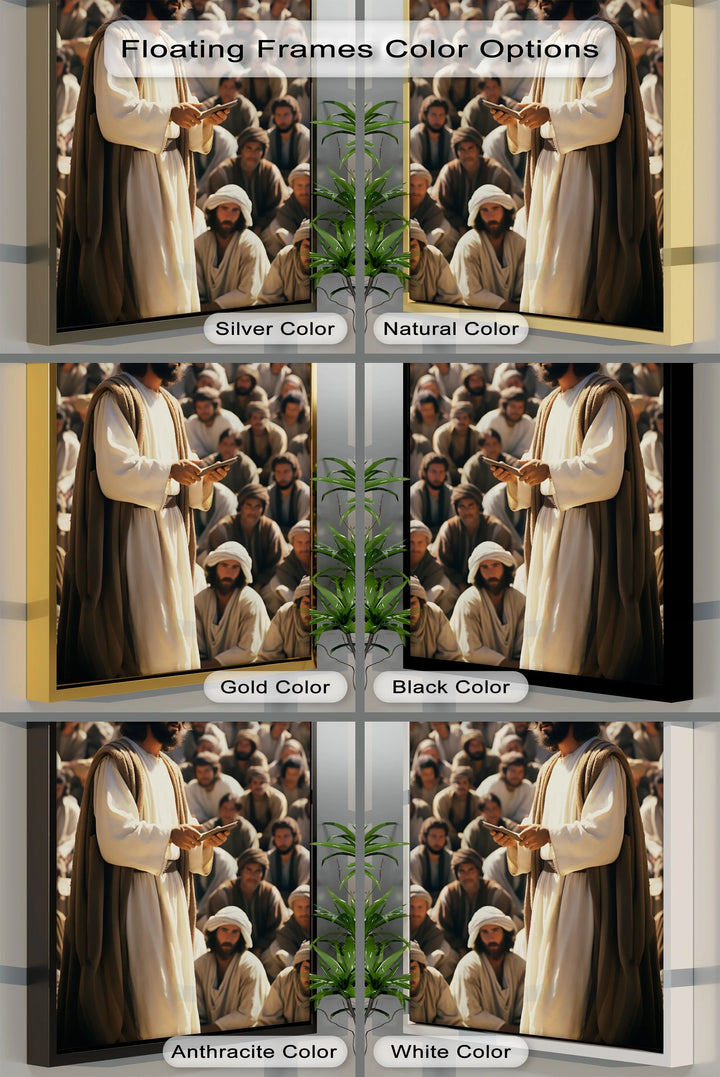 The Teacher’s Voice – Jesus Preaching to the Multitude Canvas Prints - MyPhotoStation