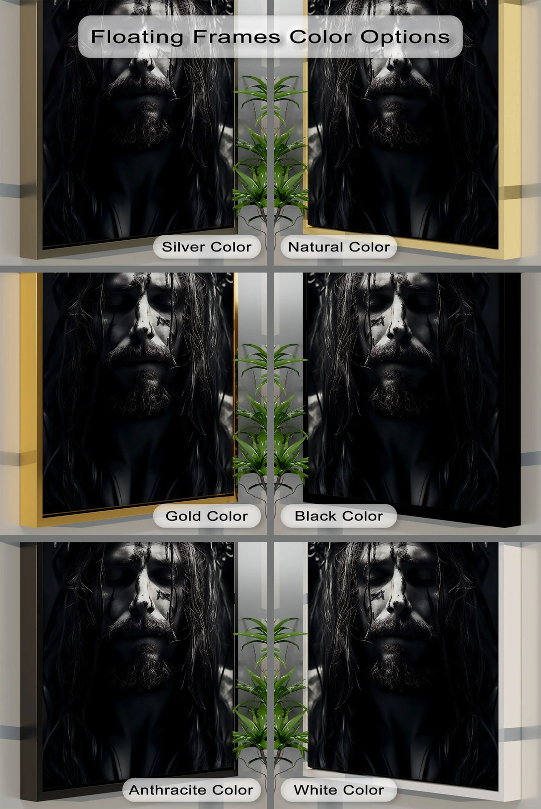 Silent Redemption – Jesus with Crown of Thorns Canvas Prints - MyPhotoStation