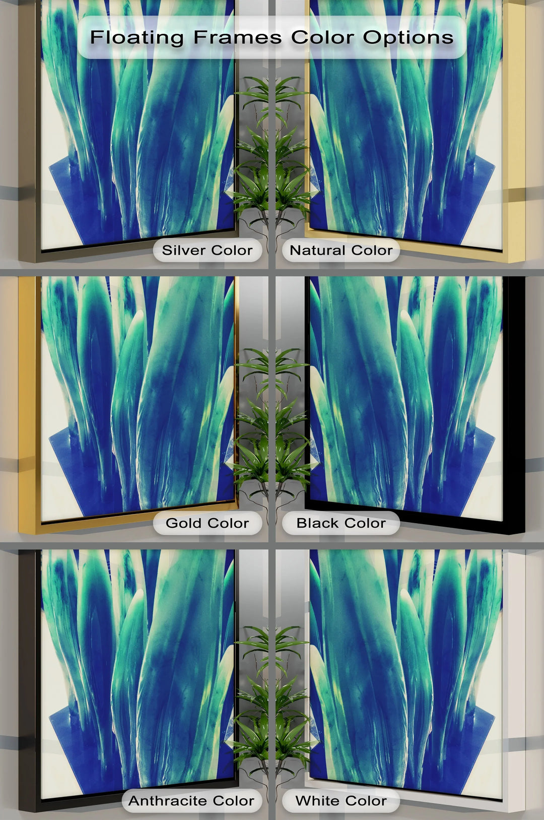 Verdant Sculpted Leaves – Contemporary Green Canvas Prints - MyPhotoStation