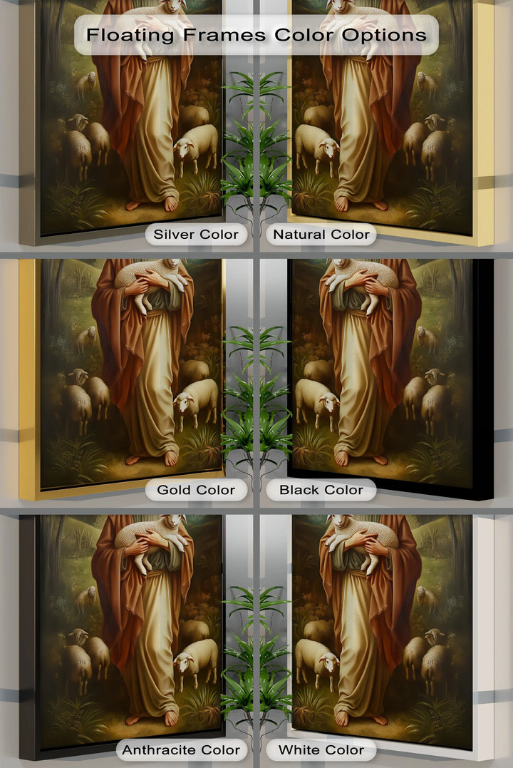 The Good Shepherd – Jesus with Lamb Canvas Prints - MyPhotoStation