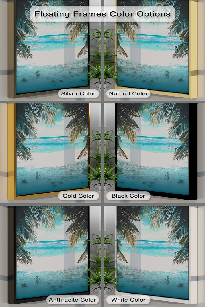 Tropical Hideaway View – Oceanfront Canvas Prints