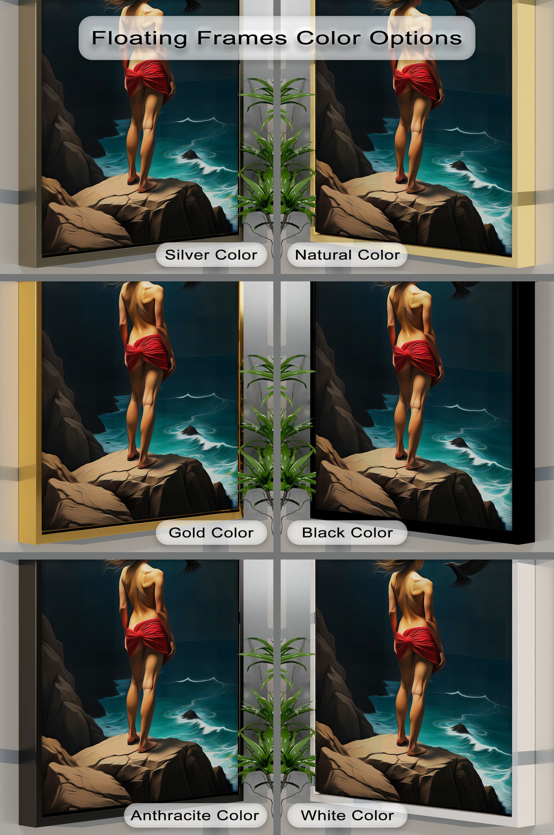 Messenger of the Deep – Sexy Canvas Wall Art | Framed Art