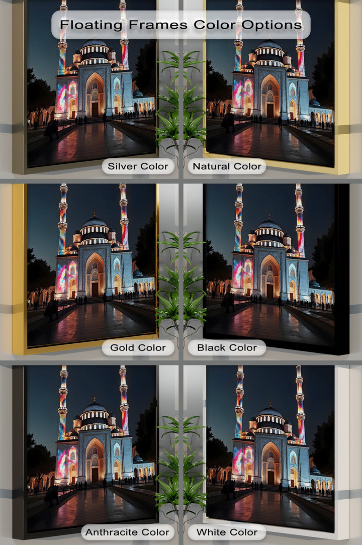 Radiant Minarets – Islamic Architecture Canvas Print