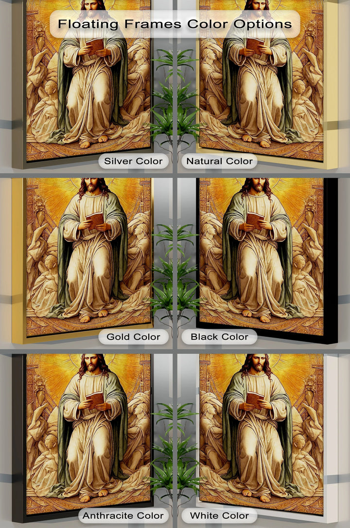 Christ in Radiant Light – Sacred Religious Canvas Print - MyPhotoStation