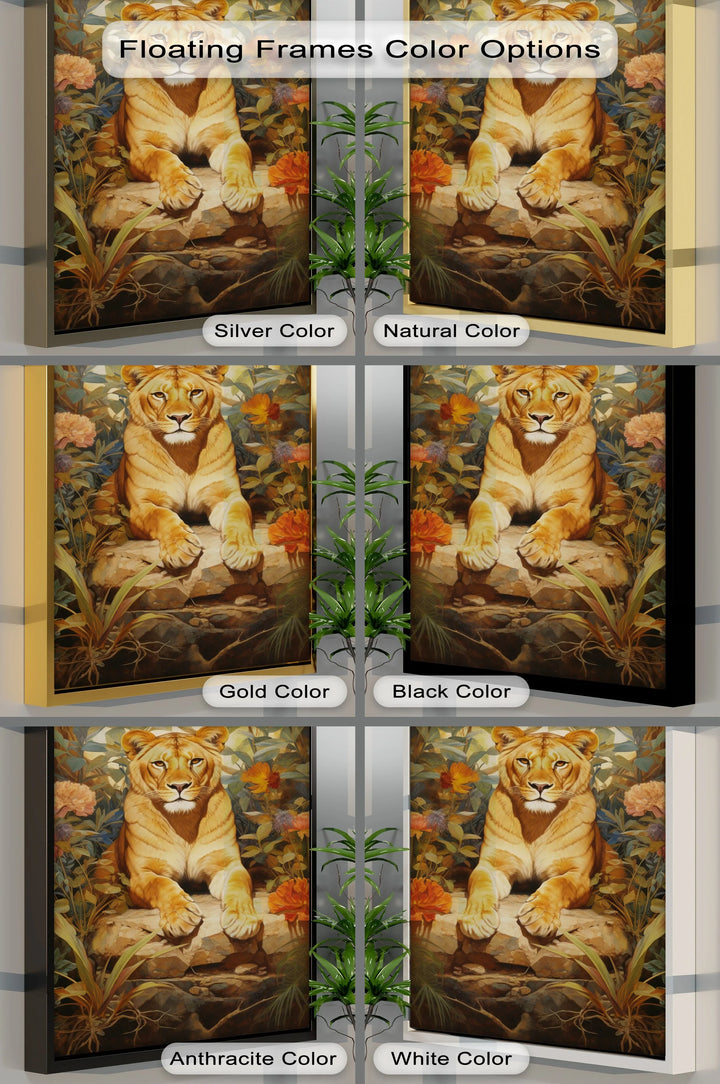 Queen of the Jungle Repose – Animal Canvas Print - MyPhotoStation