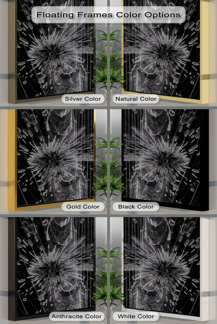 Dark Pulse – Abstract Energy Burst Canvas Prints - MyPhotoStation
