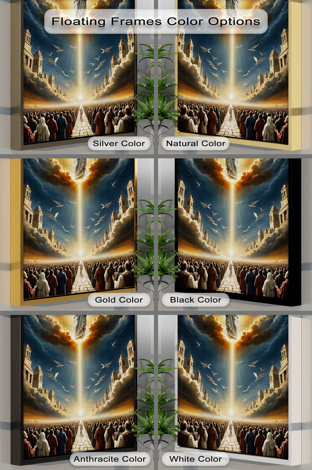 The Ascension of Christ – Radiant Biblical Canvas Wall Art