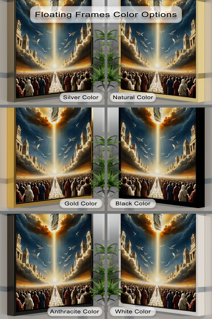 The Ascension of Christ – Radiant Biblical Canvas Wall Art