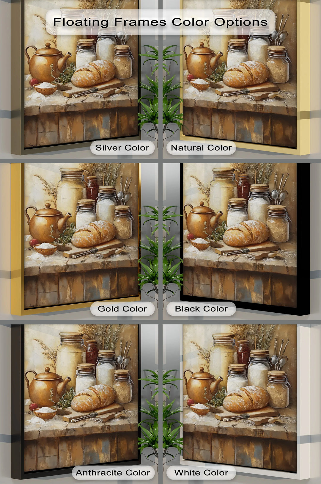 Farmhouse Pantry Delight – Rustic Kitchen Canvas Print - MyPhotoStation