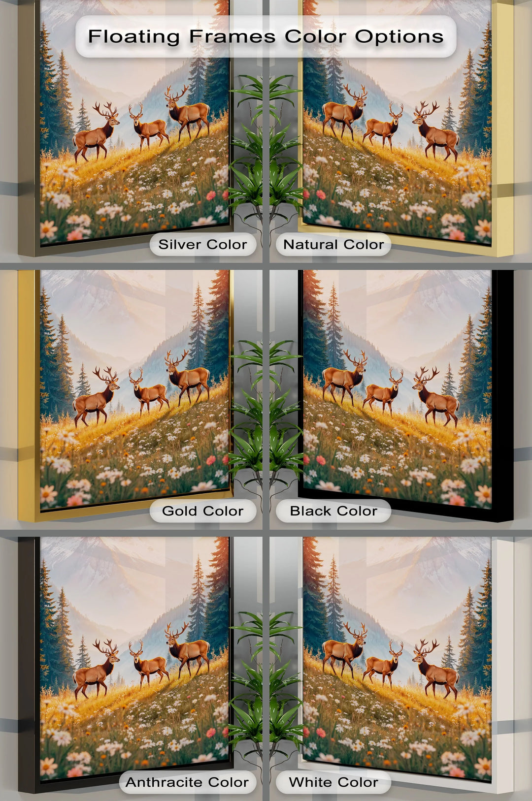 Majestic Elk in Alpine Meadow – Animal Canvas Print - MyPhotoStation