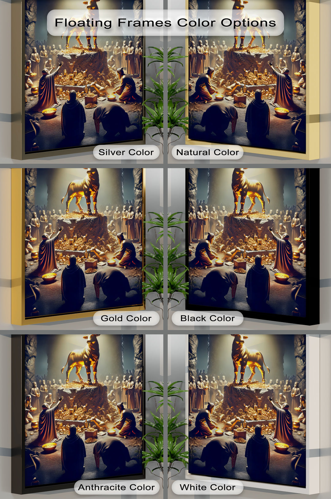 The Golden Calf – Biblical Canvas Wall Art
