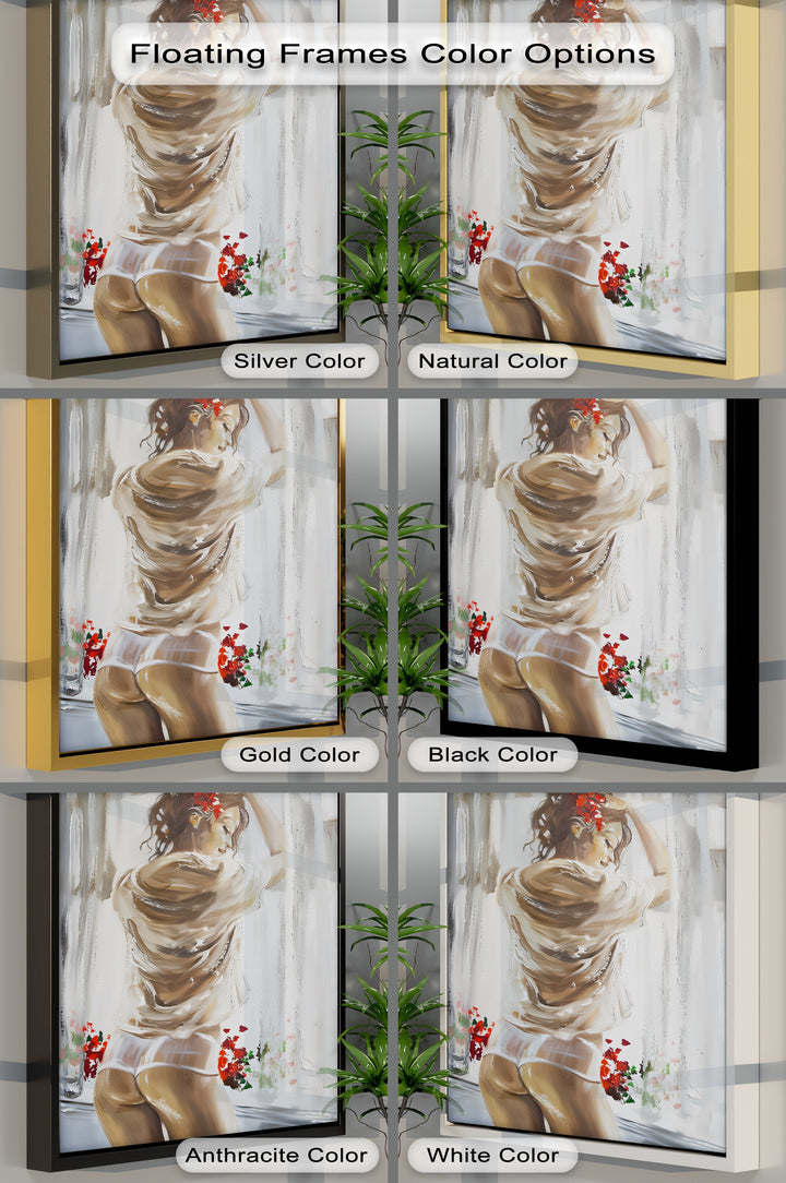 Blush of Morning Desire – Erotic Canvas Print