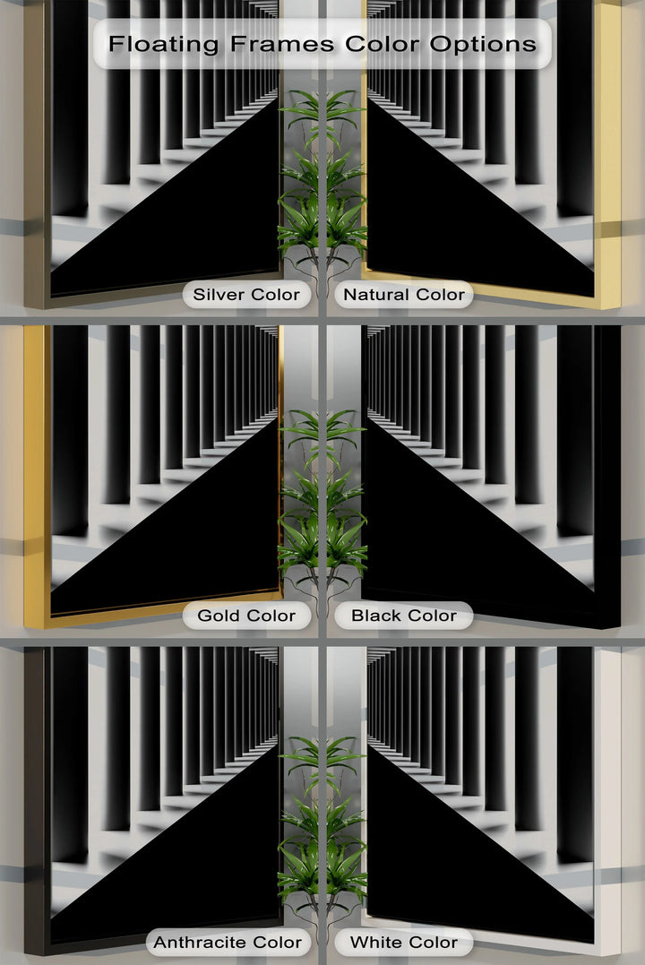 Eternal Symmetry – Monochrome Columns Canvas Prints - MyPhotoStation
