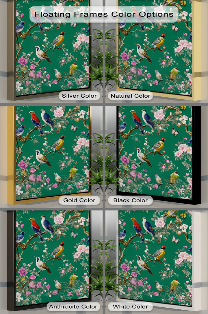 Songbirds and Blossoms – Chino Canvas Print