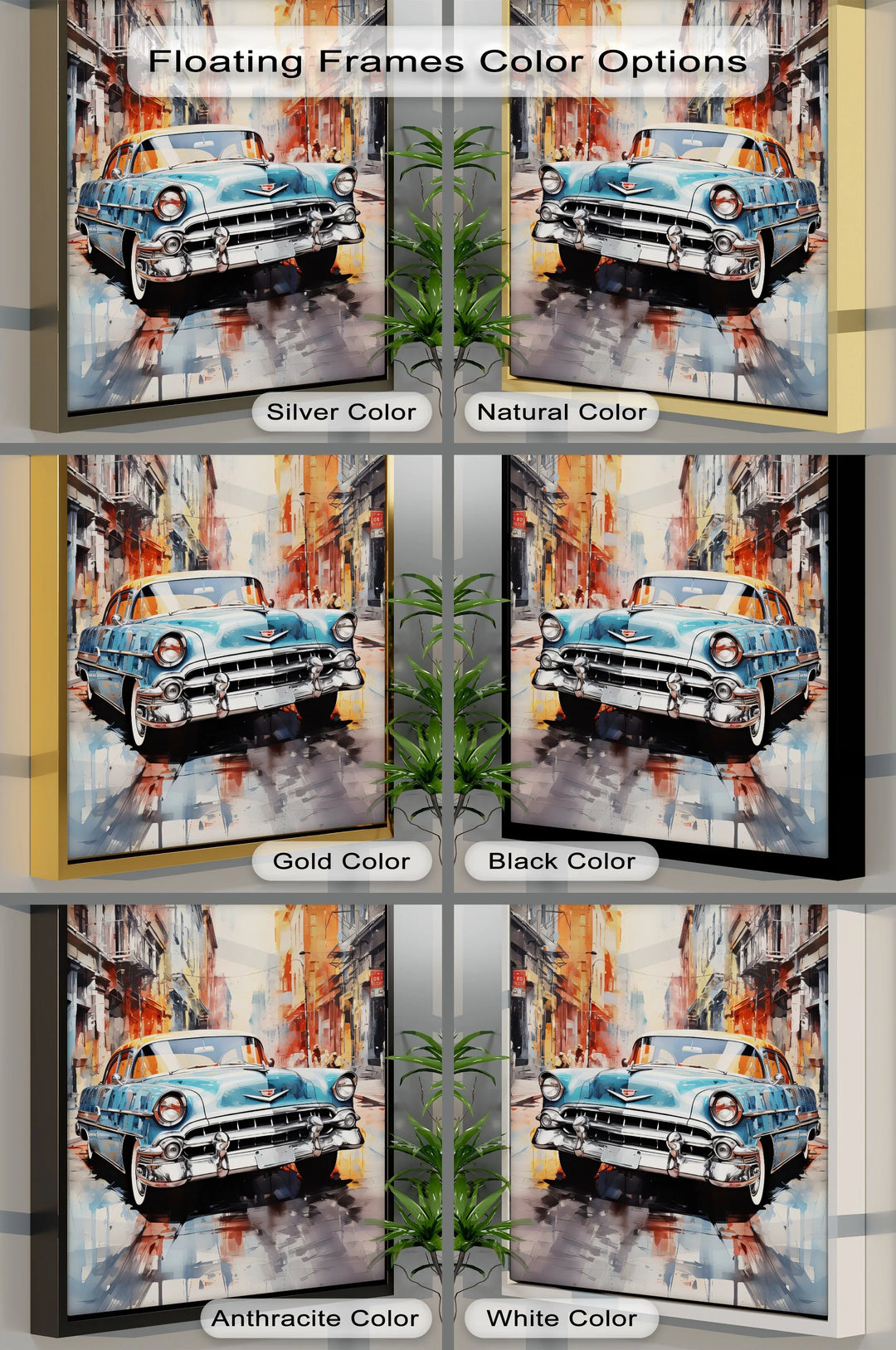 Classic Cadillac in Havana – Vintage Car Canvas Print - MyPhotoStation