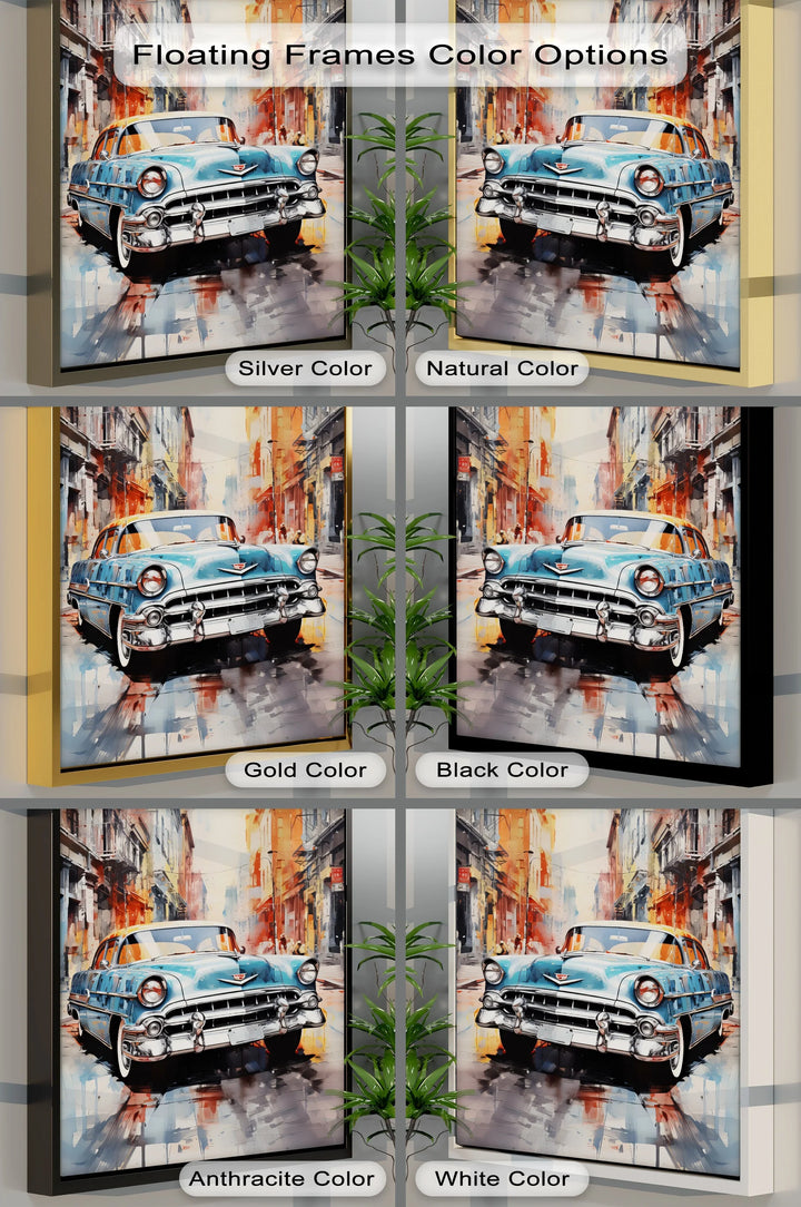 Classic Cadillac in Havana – Vintage Car Canvas Print - MyPhotoStation