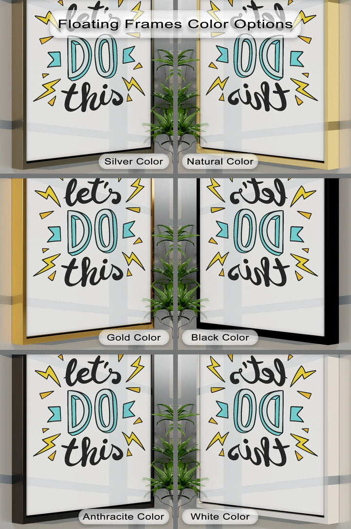 Let’s Do This – Motivational Inspiraltional Canvas Print