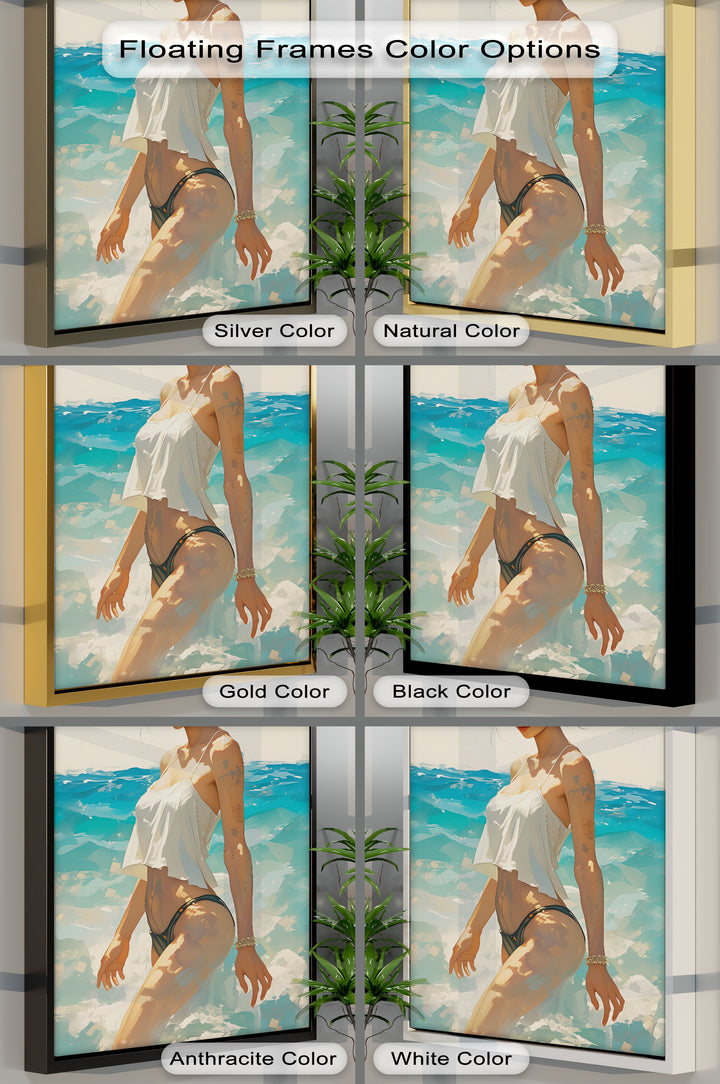 Ocean Reverie – Erotic Canvas Wall Art | Luxury Framed Canvas Prints