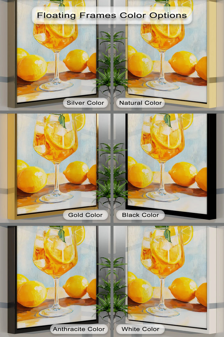 Citrus Bliss – Lemon Cocktail Canvas Print - MyPhotoStation