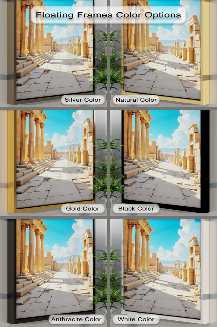 Golden Pathway – Ancient City Canvas Print