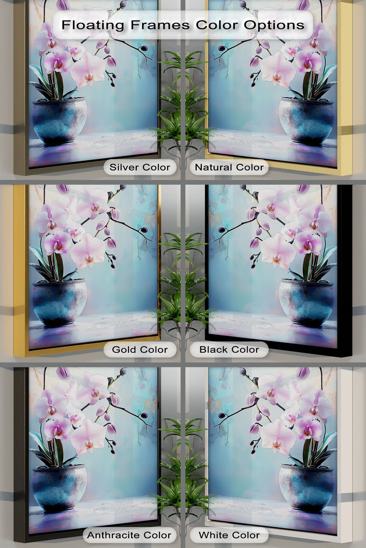 Tranquil Orchid Elegance – Delicate Pink Orchid Canvas Wall Art - MyPhotoStation