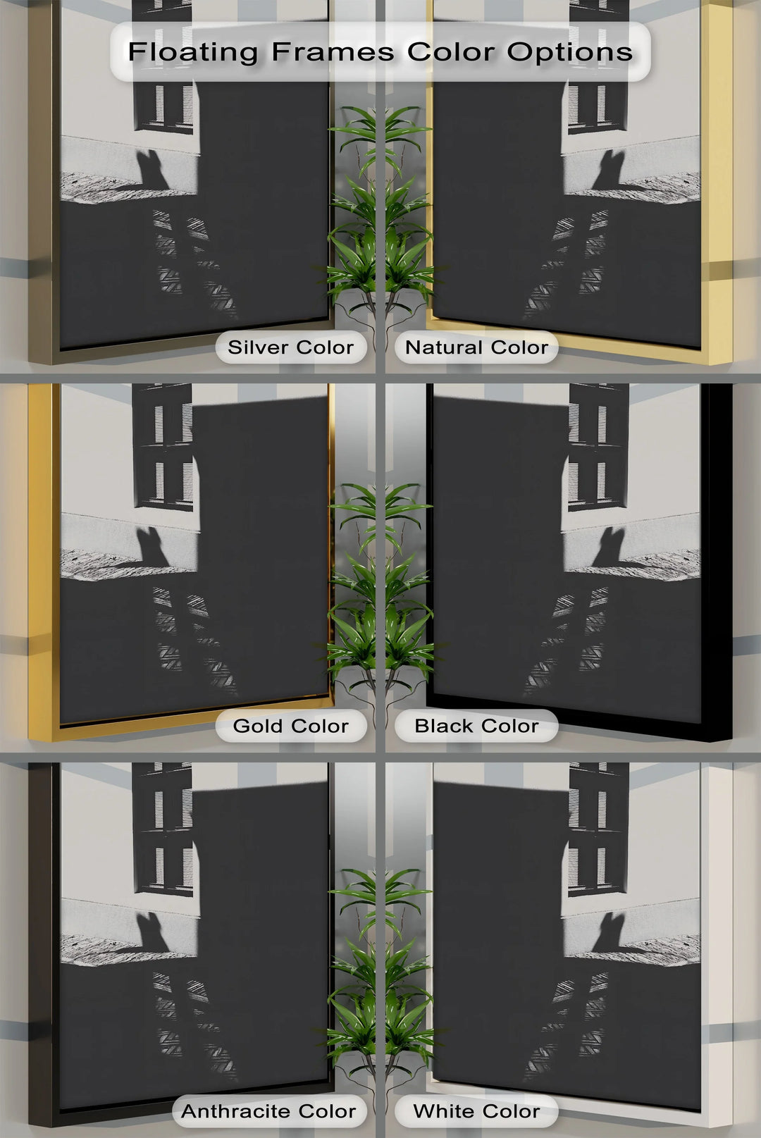 Shadow Geometry – Minimalist Window & Light Canvas Prints - MyPhotoStation