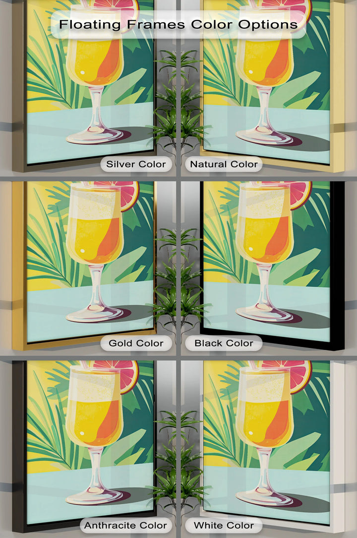 Citrus Breeze – Tropical Cocktail Canvas Print - MyPhotoStation