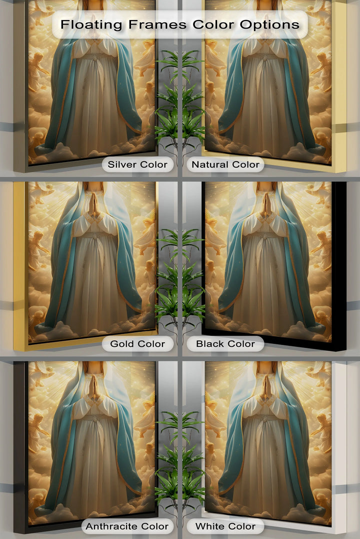 Queen of Heaven – Virgin Mary Canvas Art Print - MyPhotoStation