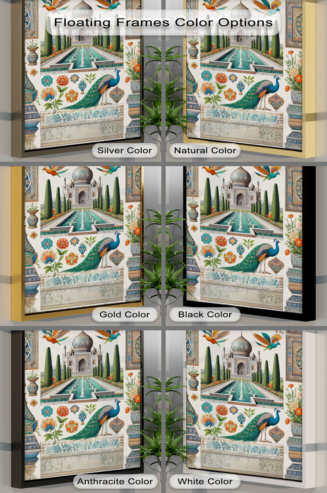 Majestic Heritage – Mughal Art Canvas Print