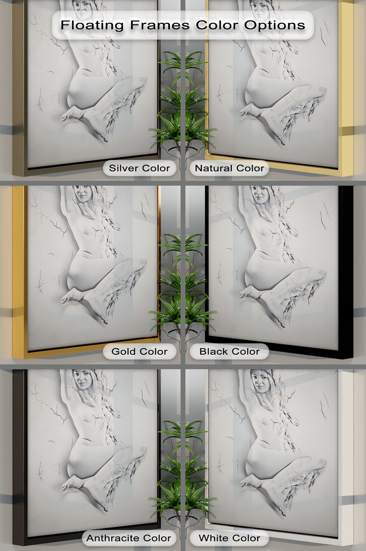 Sensual Erotic Canvas Wall Art – Modern Nude Artwork Print