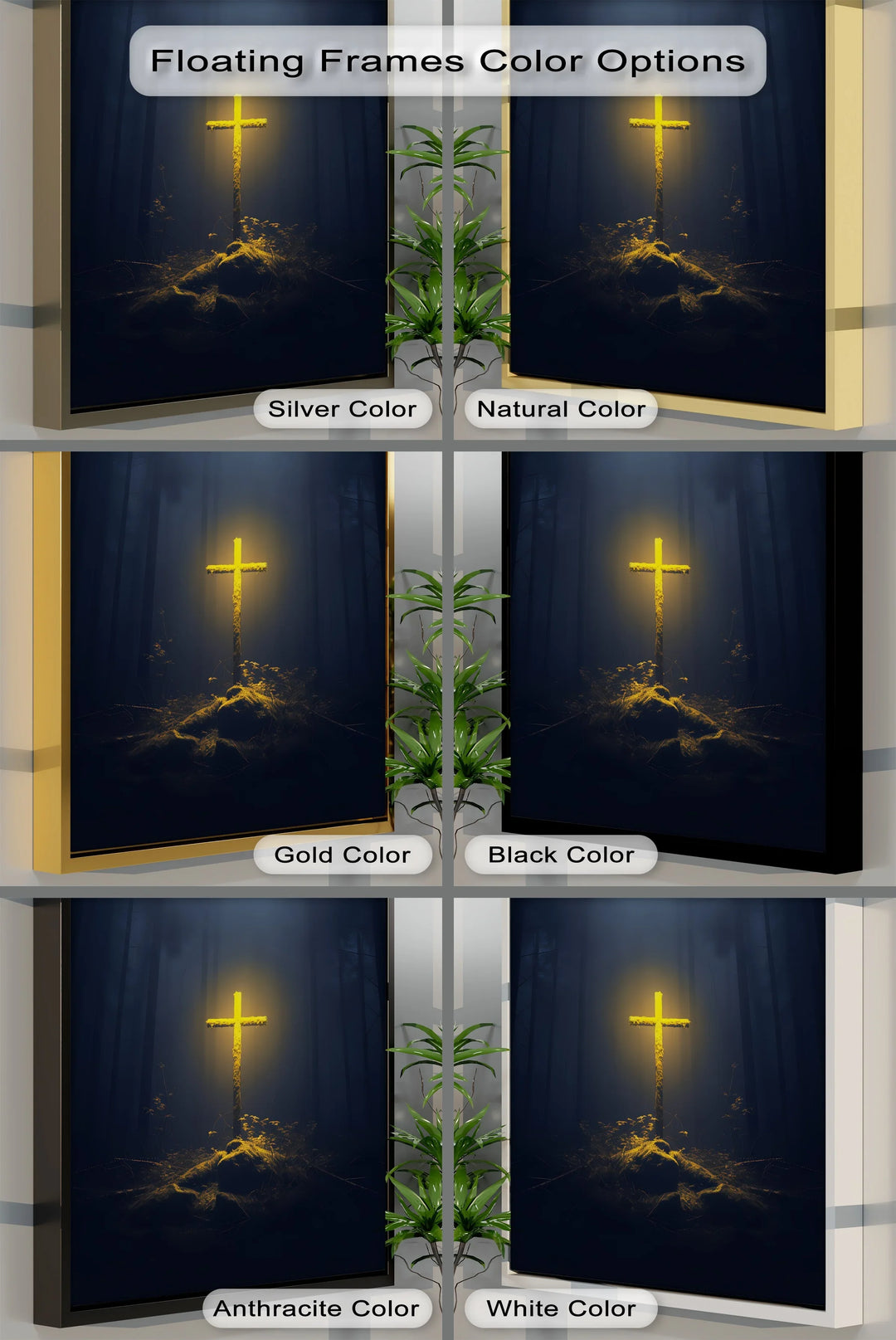 Light in the Darkness – Illuminated Cross Canvas Prints - MyPhotoStation