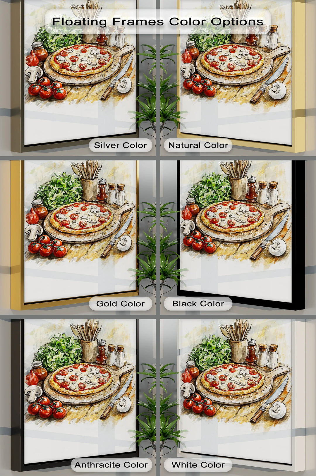 Fresh from the Oven – Rustic Pizza Kitchen Canvas Print - MyPhotoStation
