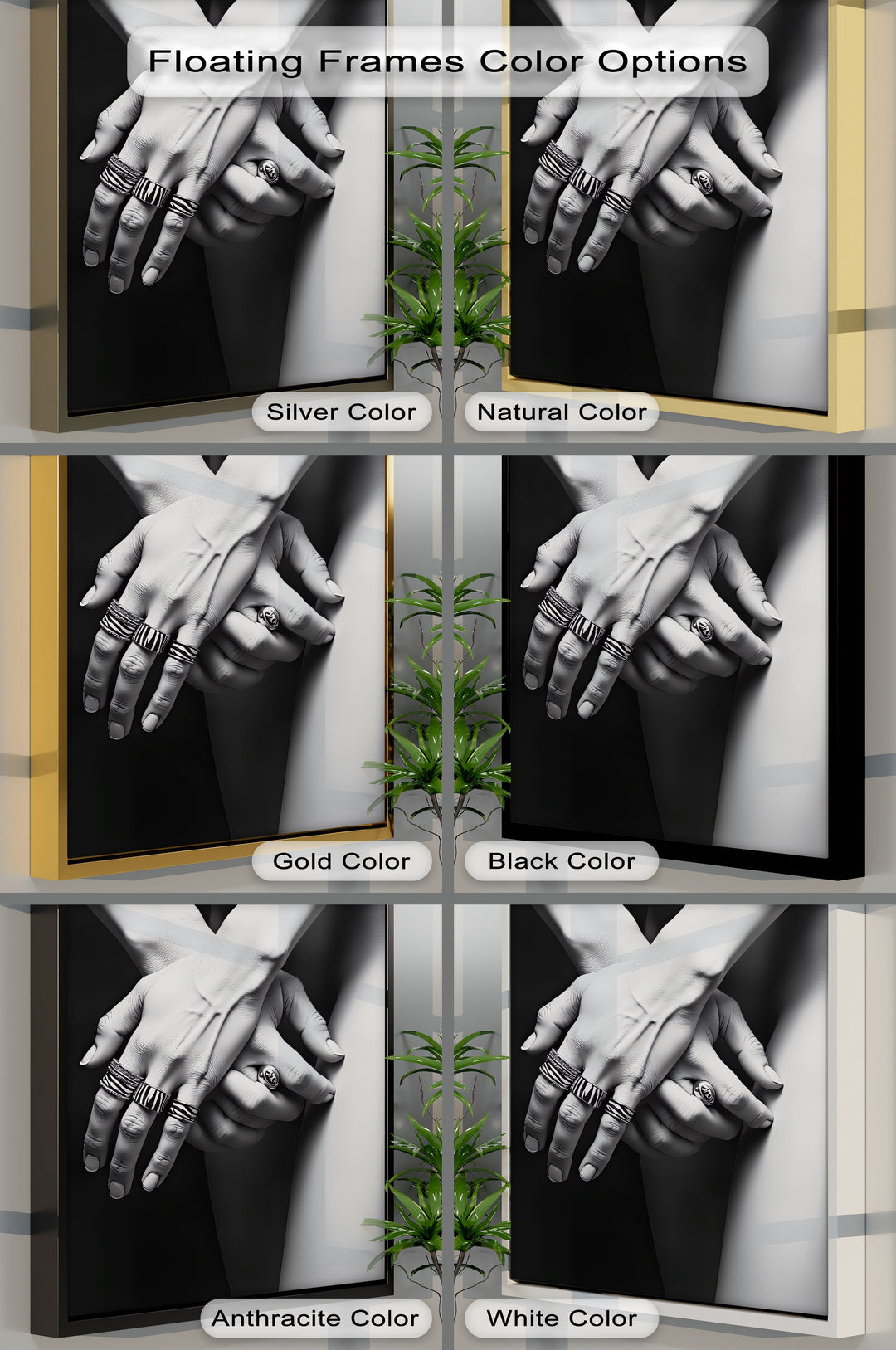Silent Touch – Erotic Canvas Print