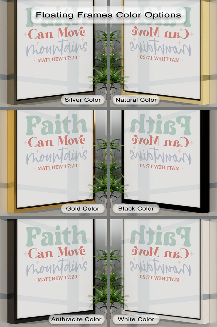 Faith Can Move Mountains – Matthew 17:20 Pastel Canvas Print - MyPhotoStation