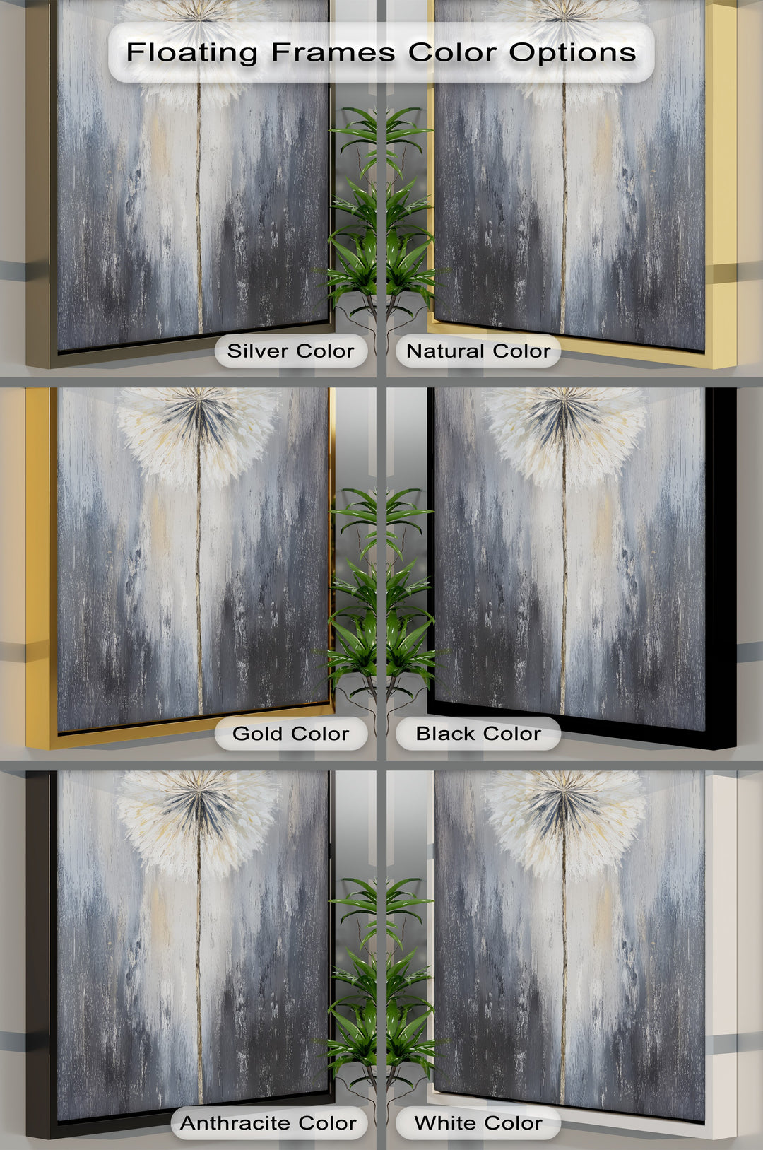 Whispers of Grace – Dandelion-Inspired Neutral Tones Canvas Print