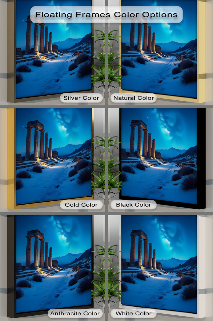 Eternal Starlight – Ancient Ruins Canvas Print