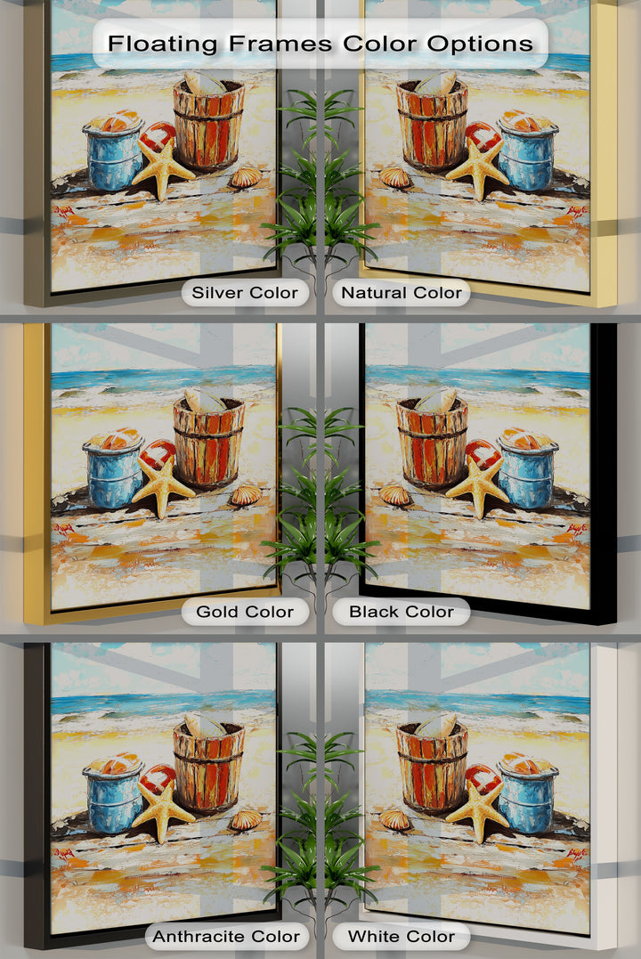 A bright and cheerful canvas wall art piece that brings sunshine indoors.

