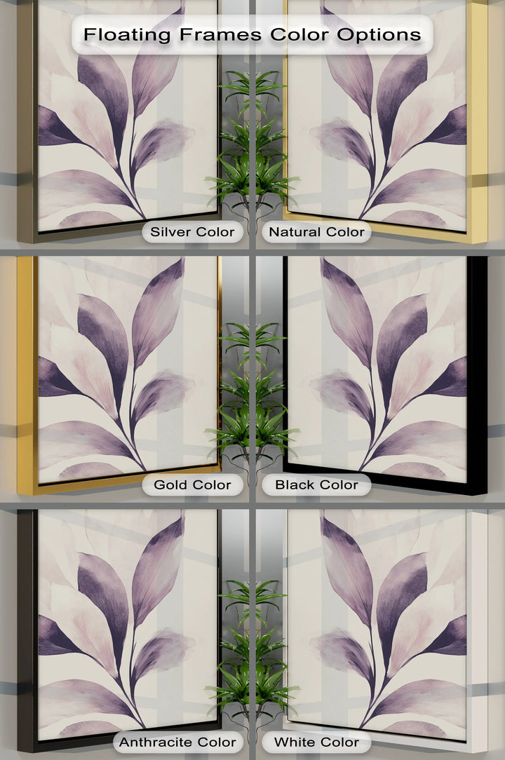 Whispering Petals – Soft Mauve Botanical Canvas Print - MyPhotoStation