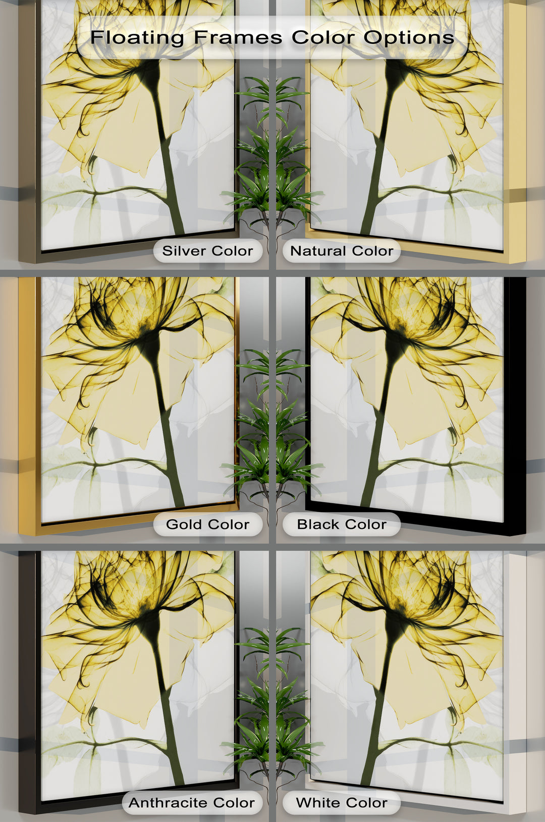 Winterliche Ruhe – Japanische Frau im blauen Kimono, Leinwanddruck | Gerahmtes Kunstwerk