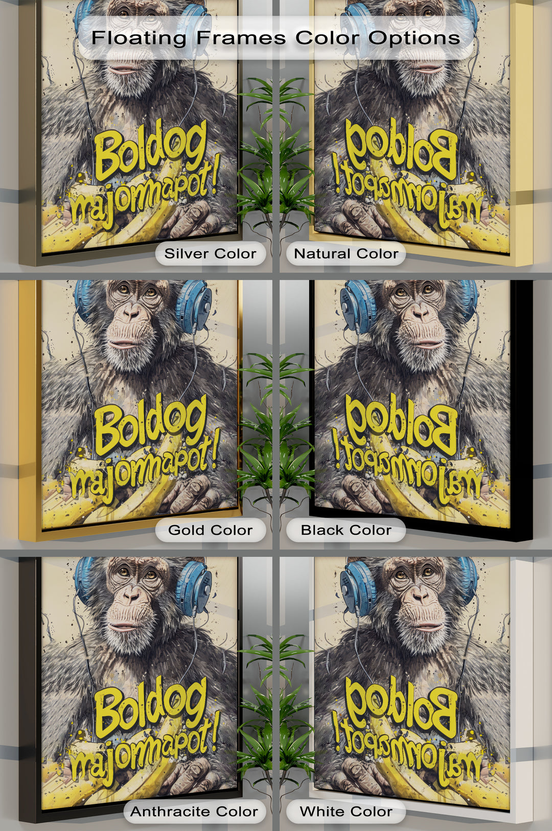 Winterliche Ruhe – Japanische Frau im blauen Kimono, Leinwanddruck | Gerahmtes Kunstwerk