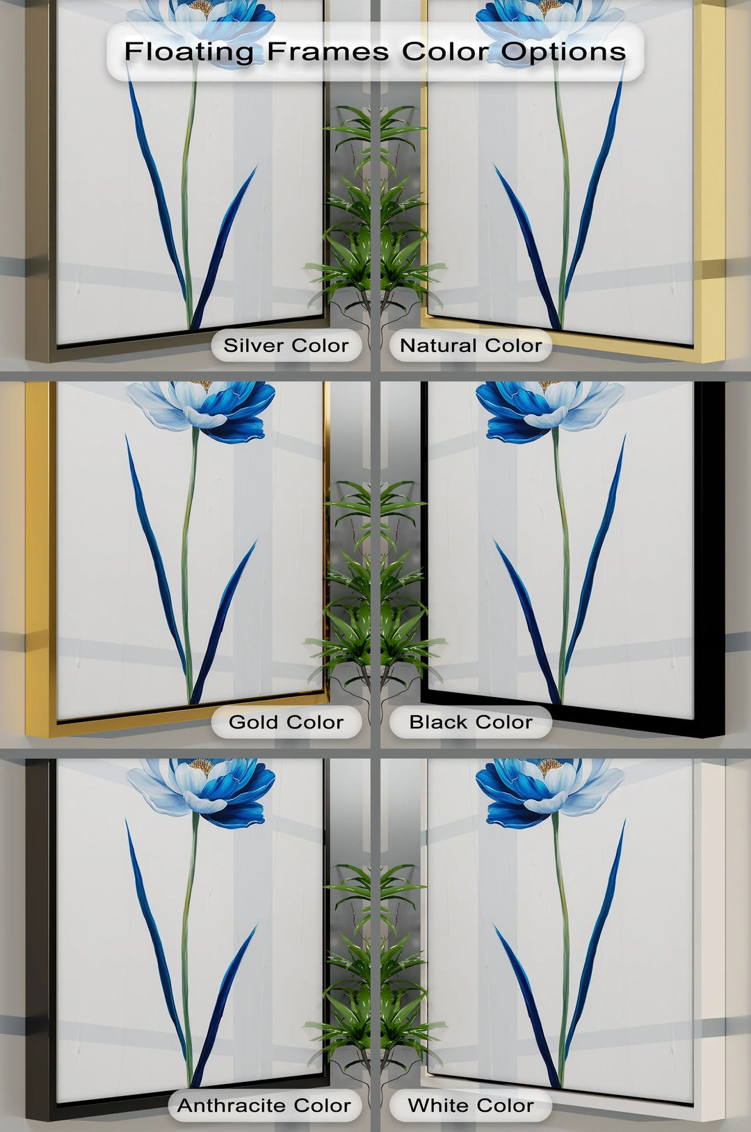 Midnight Bloom – Elegant Blue Petal Flower Blue Canvas Prints - MyPhotoStation